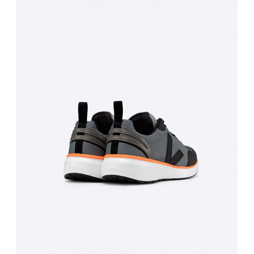 Veja CONDOR 2 ALVEOMESH Cipő Női Black/Orange | HU 490JPQ